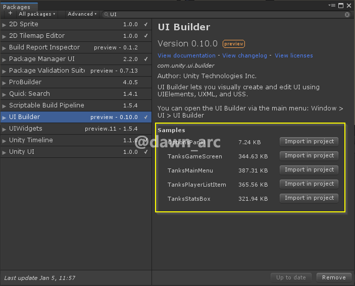 [Unity]GUI Notes (UIElements, etc)